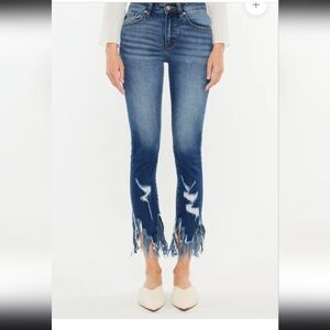 Kancan High Rise Ankle Skinny Jeans Size 0